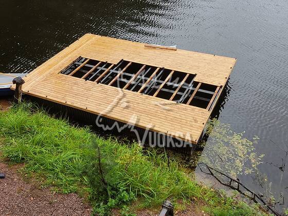 Применение плавучих понтонов и модулей плавучести