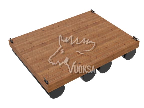 Вуокса пирс 3х4 метра