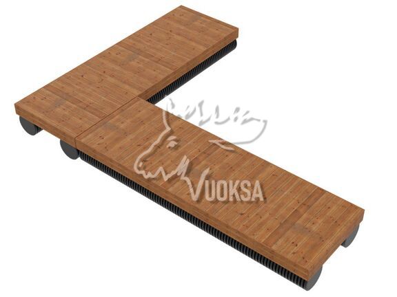 Вуокса пирс 6х2 Г-образный (правый)