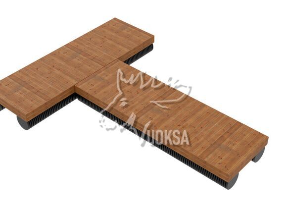 Вуокса пирс 6х2 Т-образный