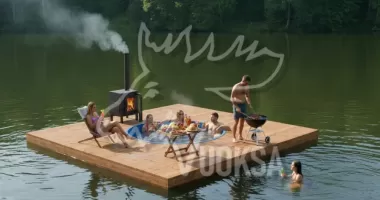 Плавучая купель на дровах «Вуокса пирс»